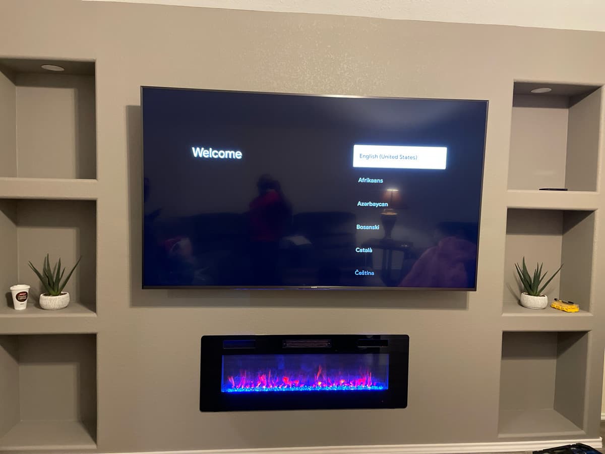 How to Mount a TV on a Stone or Brick Fireplace (Dallas Guide)